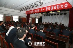 <b>公司召開慶?！拔逡弧濒邉谀Ｏ冗M表彰大會</b>